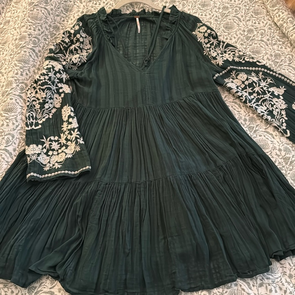 Free People Embroidered Dress